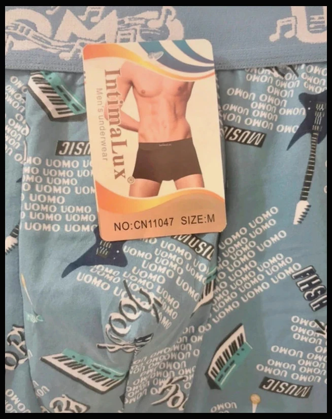 Lote de 3 Boxers para Hombre IntimaLux “Music” Nuevos con Etiquetas – Talla M – photo 9